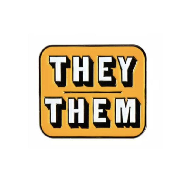 They/Them Pin