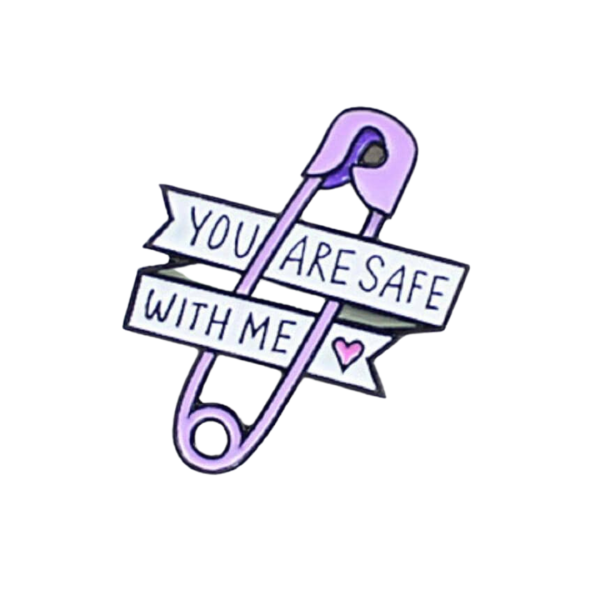 Safe With Me Pin 2