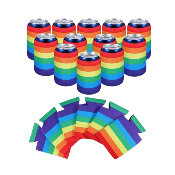 Rainbow Can Cooler