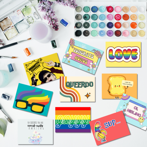 10 Pack Pride Greeting Cards