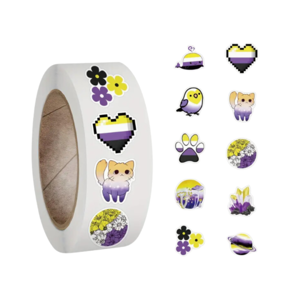 500 Sticker Roll - Nonbinary