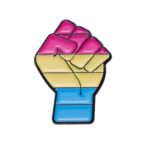 Pansexual Fist Pin