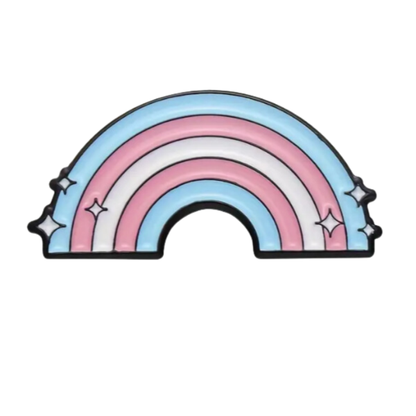 Trans Rainbow Pin