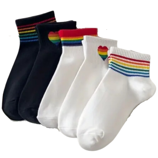 Rainbow Socks - Ankle Length