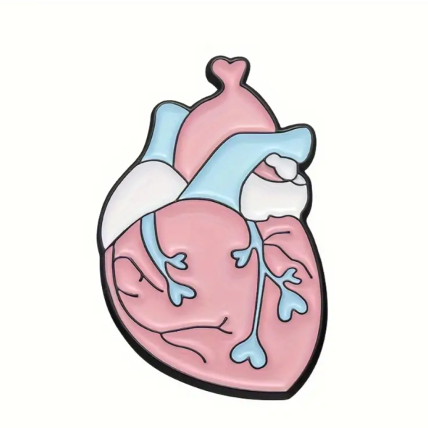 Trans Human Heart Pin