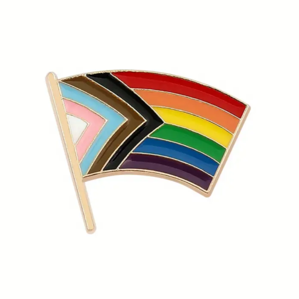 Progress Rainbow Flag Pin